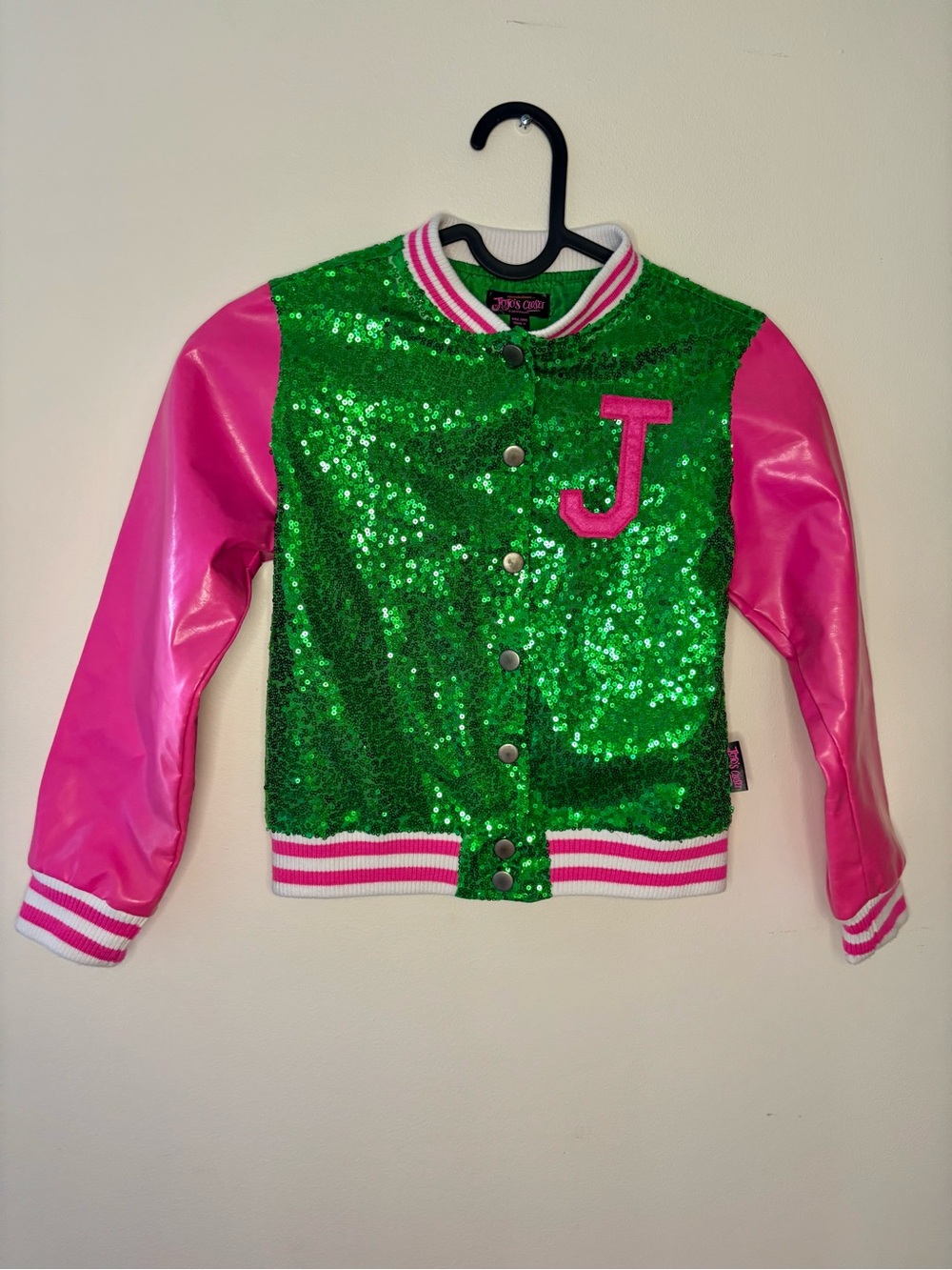 Jojo Siwa girls sequins jacket size 6 yrs old